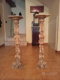 colonne decorate un stile indiano 