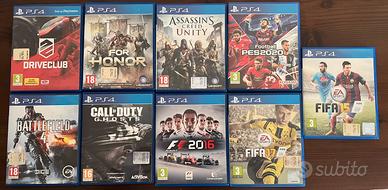 9 giochi PS4 in blocco