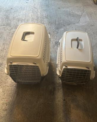 N. 2 trasportino per cani. Taglia piccola e media.