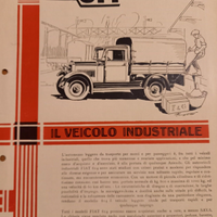 DEPLIANT/BROCHURE FURGONE FIAT 614 ANNO 1932