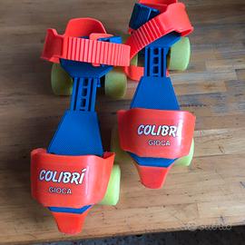 Pattini a rotelle allungabili vintage Colibri'