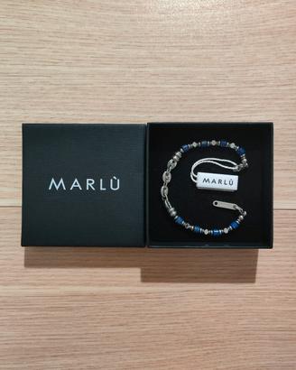 Bracciale Marlù Gioelli in acciaio e pietre blu