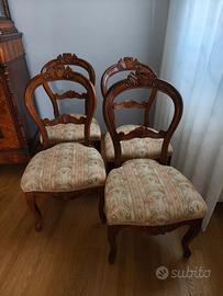 4 sedie luigi filippo