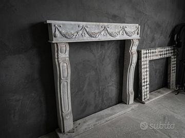 CORNICE CAMINO IN MARMO