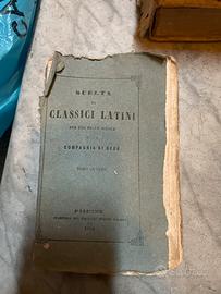 Libro antico  classici latini