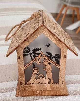 decorazione natalizia a forma di casetta 