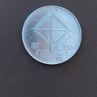 100 lire Guglielmo Marconi