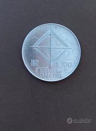 100 lire Guglielmo Marconi