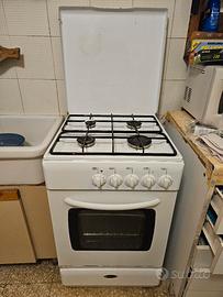 cucina a gas + forno elettrico 