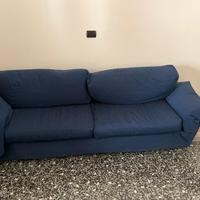 Divano vintage anni 90 ritapezzato