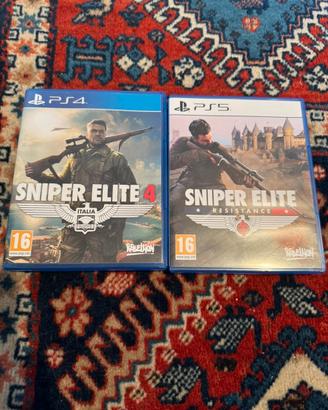 Sniper elite 4 & Sniper elite resistence