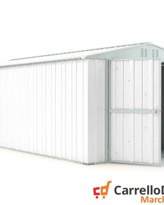 Box garage auto in Acciaio 327x611cm 19mq bianco