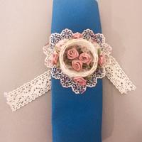 Porta tovaglioli in stile vintage shabby chic