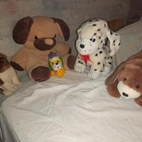 Lotto cani di peluche