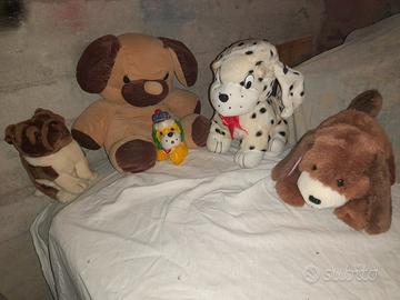Lotto cani di peluche
