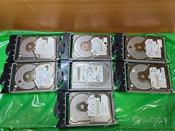 lotto 7 hdd con frame server xseries
