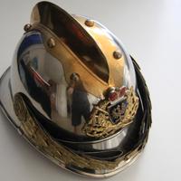 Elmetto da pompiere austriaco, da comandante, nich