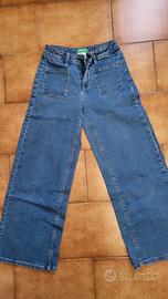jeans gamba larga 