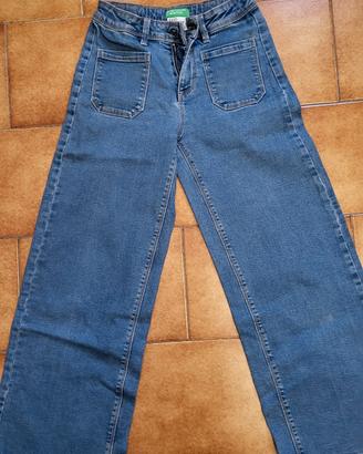 jeans gamba larga 