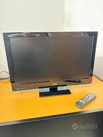 TV LED JVC 22" Full HD con telecomando e cavi