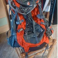 zaino da trekking 55+10l