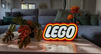 Lampada a LED Lego salotto scrivania comò comodino