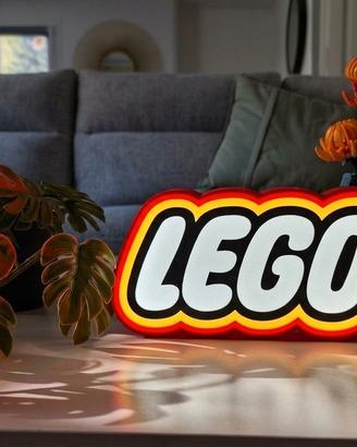 Lampada a LED Lego salotto scrivania comò comodino