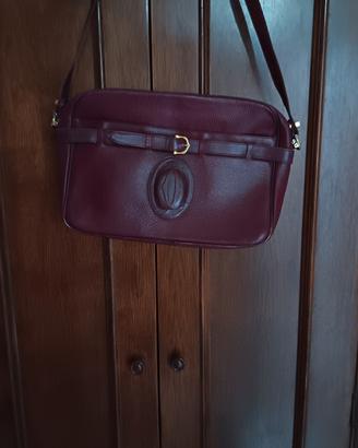 borsa vera pelle Must di Cartier originale 