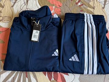 Tuta sportiva basic 3 strisce tricot track suit