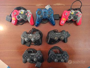 7 Controller Joystick PS2 NON funzionanti