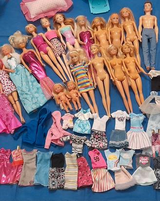 Grande lotto Barbie, Mobili, Vestiti,Scarpe