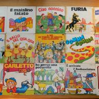 Lotto dischi LP 45 cartoni animati per bambini