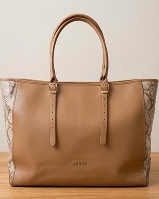 borsa tote Shopping GUESS Originale - Pelle cognac