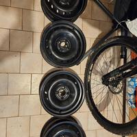 Set cerchi e copricerchi Fiat Punto Evo 