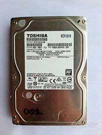 HDD 1TB SATAIII TOSHIBA DT01ACA100 6k Hrs SmartOK