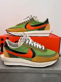 Nike x Sacai Waffle Green Gusto usate taglia 42