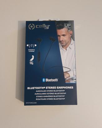Auricolari Bluetooth Stereo Celly (Nuovi)