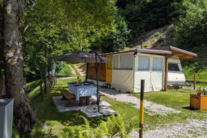 Roulotte con preingresso Loc Mosee/San Valentino