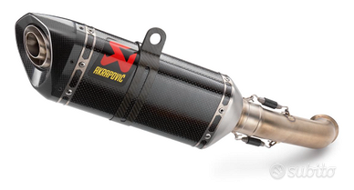 Scarico Akrapovic slipon per KTM Duke