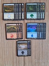 Lotto 30x Terre Base Landa Tenebrosa Magic ENG