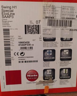Aspirapolvere miele swing h1
