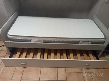 lettino  da cameretta estraibile