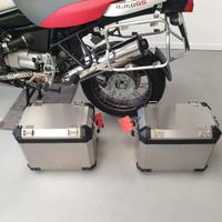 Bmw r 1150 gs adventure valigie borse alluminio