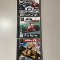 3 videogiochi Formula 1 PS1 PlayStation