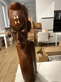 Coppia Mezzobusto arte africana