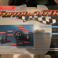 Sterzo con pedali per Playstation 1 Formula GTR