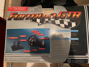 Sterzo con pedali per Playstation 1 Formula GTR