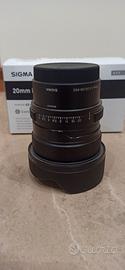 Obiettivo 20mm Sigma