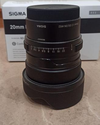 Obiettivo 20mm Sigma