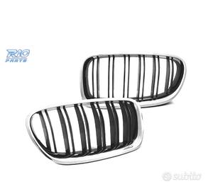 GRIGLIE BMW F10 F11 10-16 LOOK M5 CROMATO NERO LUC